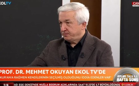 Prof. Dr. Mehmet Okuyan: 'Kur'an'da yalnızca peygamberler seçilmiştir'