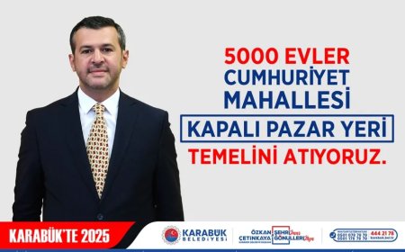 Karabük'te Çok Amaçlı Kapalı Pazar Yeri İçin İlk Adım Atıldı!