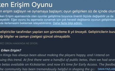 Steam'den Yeni Özellik: Erken Erişim Oyunları İçin Güncelleme Uyarısı