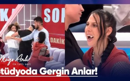 Canlı Yayında Gergin Anlar: Eşini Bulmaya Gelen Kadınlar Birbirine Girdi