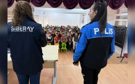 Çankırı'da İlkokul Öğrencilerine Güvenlik ve Teknoloji Eğitimi