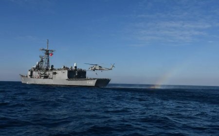 TCG Gelibolu, Libya Açıklarında Tatbikat Gerçekleştirdi