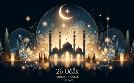 26 Ocak 2025 Miraç Kandili: Diyanet Kandil Takvimi'ne Göre Bugün Ne Kandili?