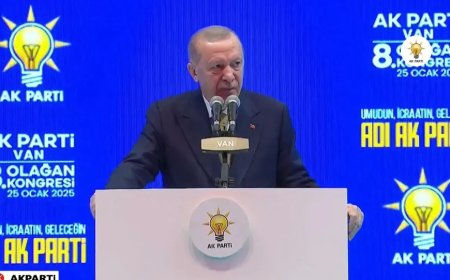 AK Parti Van İl Kongresinde Erdoğan'dan Önemli Mesajlar
