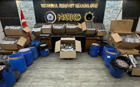 İstanbul’da NARKOKAPAN-6 Operasyonu: 1 Milyon 795 Bin Uyuşturucu Hap Ele Geçirildi