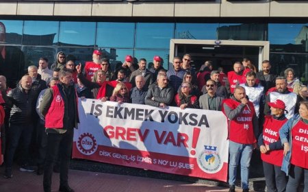 Karabağlar’da Grev Krizi: İşçiler Toplu İş Sözleşmesindeki Anlaşmazlık Nedeniyle Protesto Başlattı