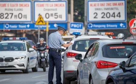 2025 Trafik Cezası Tarifesi Açıklandı: Çakarlı Araç Kullanımına Şok Ceza Tutarı