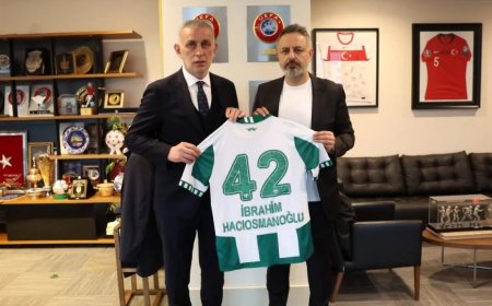 Konyaspor Başkanı Ömer Korkmaz, TFF Başkanı İbrahim Hacıosmanoğlu ile görüştü