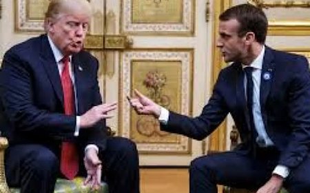 MACRON'DAN TRUMP'A GAZZE AÇIKLAMASI: '2 MİLYON İNSANIN YAŞADIĞI TOPRAKLAR'