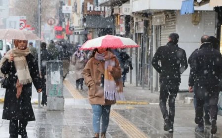 Gaziantep Hava Durumu: Yağmur ve Karla Karışık Yağmur Etkili Olacak