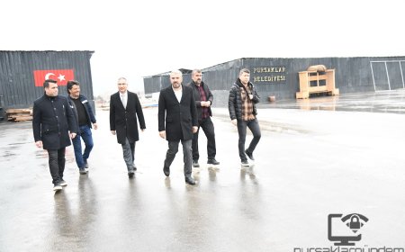 Pursaklar'da Fen ve Temizlik İşleri Şantiyeleri Yeni Yerinde Hizmete Başladı