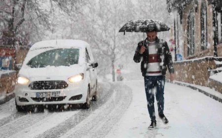 Elazığ'da 19-20 Şubat Tarihlerinde Kuvvetli Yağış ve Kar Uyarısı: Çığ ve Buzlanma Riski