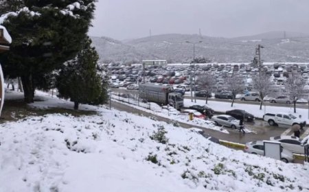 Kocaeli'de Kar Yağışı Başladı! Hava Sıcaklıkları Sıfırın Altında