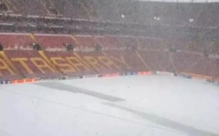 Galatasaray-AZ Alkmaar Maçı Öncesi RAMS Park Stadı’ndaki Zemin Durumu! Kar Yağışı Etkiler Mi?