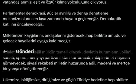 Cumhuriyet Halk Partisi Cumhurbaşkanı Adayı: 'Yolumuz Açık Olsun, Birlikte Kazanacağız'