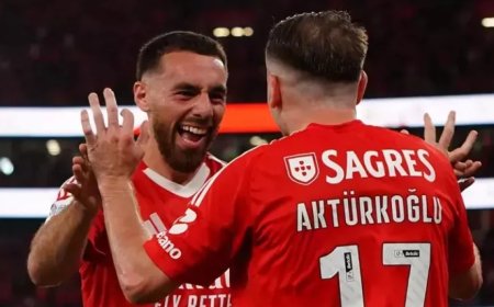 Kerem Aktürkoğlu ve Orkun Kökçü'den kritik goller! Benfica turladı