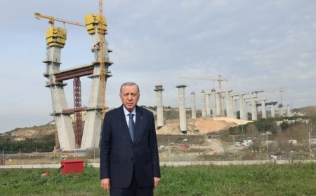 Cumhurbaşkanı Erdoğan, Başakşehir-Nakkaştepe Otoyolu Şantiyesini Ziyaret Etti