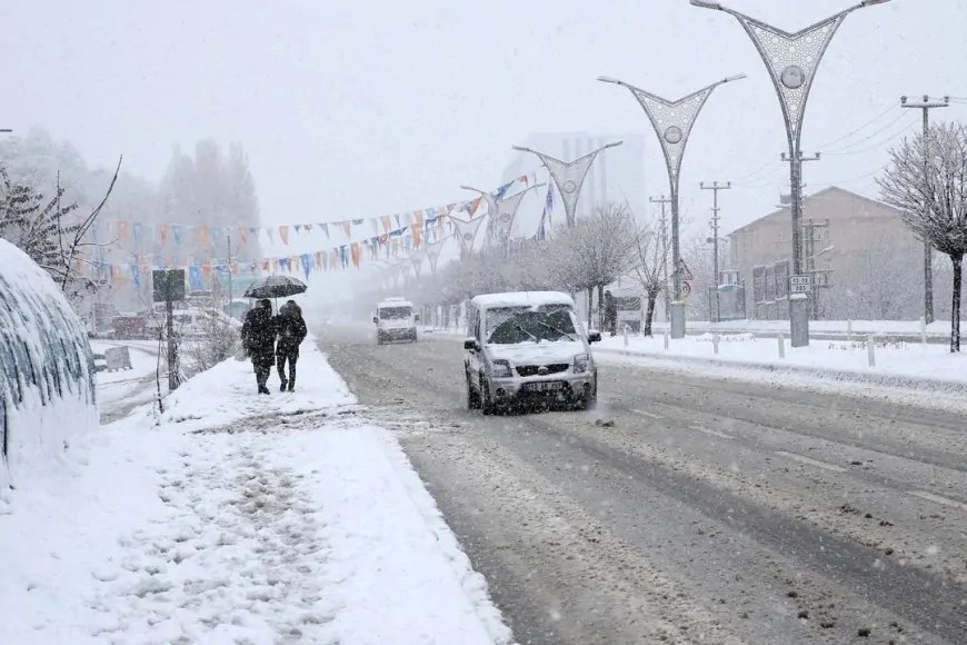 Snowfall expected across Gümüşhane, freezing temperatures and icy roads warning issued