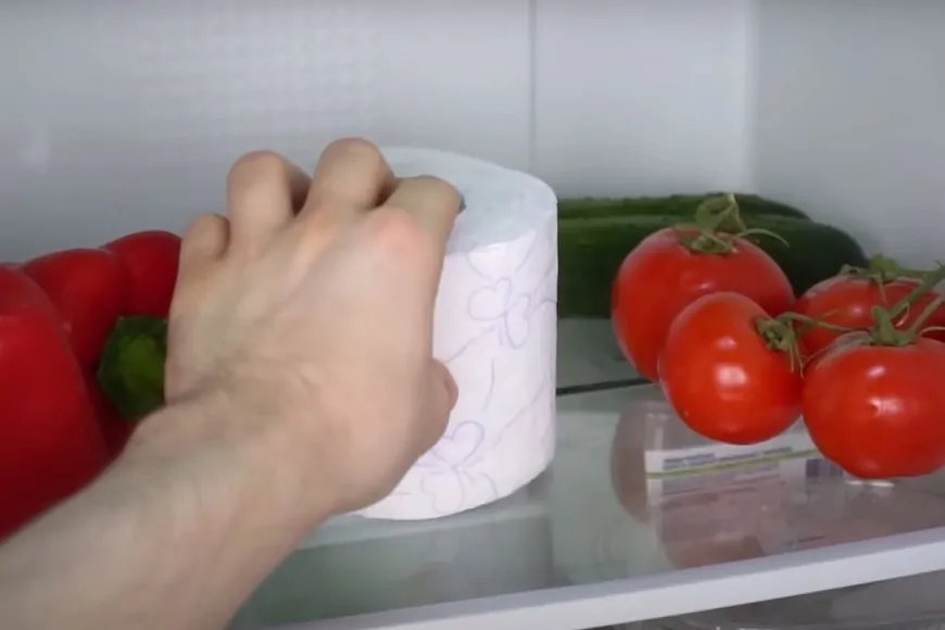 Buzdolabındaki Kötü Koku ve Nem Sorununa 1 Rulo Tuvalet Kağıdı Çözümü