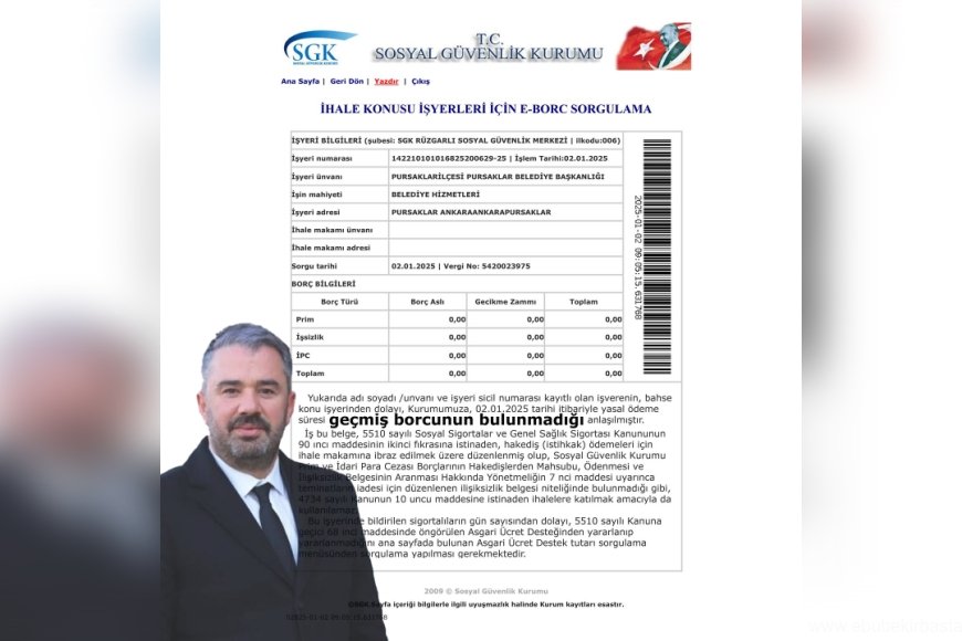 Pursaklar Belediyesi'nden 2025'e Borçsuz Başlangıç