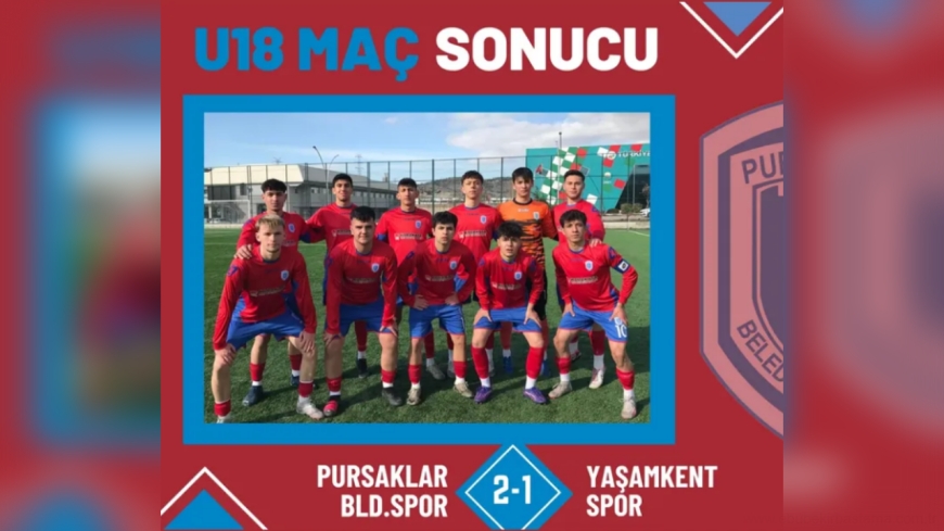 Pursaklar Belediyespor U18, Yaşamkent Spor'u 2-1 mağlup etti