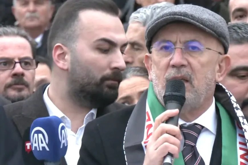 CHP Ankara İl Başkanı Ümit Erkol: 'Gazze'deki girişim işgal ve soykırım planıdır'