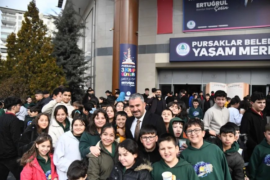 Pursaklar 3. Kitap Günlerine Yoğun İlgi: Çocuklar Kitaplarla Buluşuyor