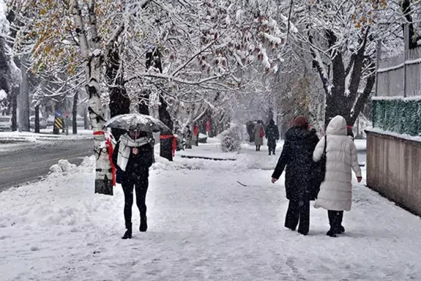 Çankırı’da Kar Yağışı ve Buzlanma Uyarısı: Sıcaklıklar Eksilere Düşüyor