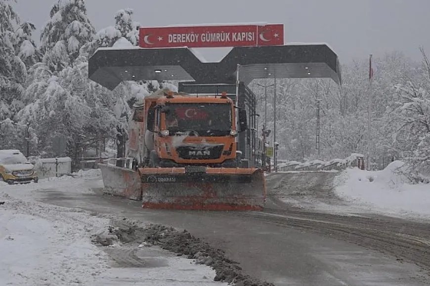 Kırklareli'nde Kar Yağışı Başladı! Sıcaklıklar Düşüşte
