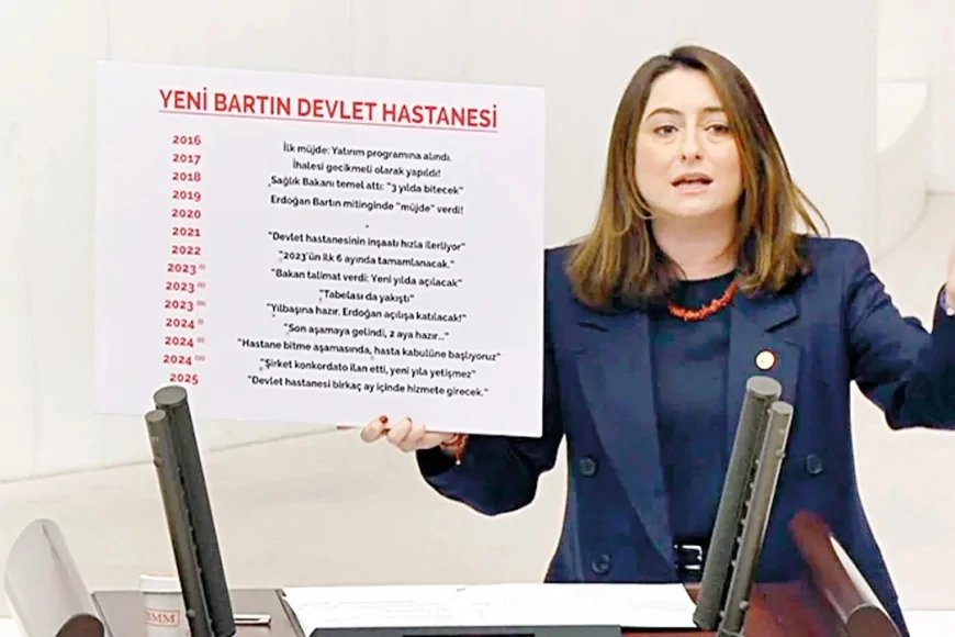 CHP’li Aysu Bankoğlu: ‘Bartın Devlet Hastanesi için 9 yıldır aynı sözler veriliyor, artık halkı aldatmayı bırakın!’
