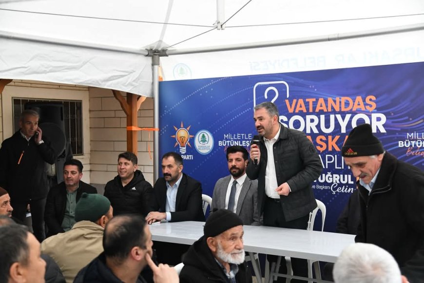 Pursaklar'da Mahalle Buluşmaları Devam Ediyor: Ertuğrul Çetin Vatandaşlarla Doğrudan Temas Kuruyor