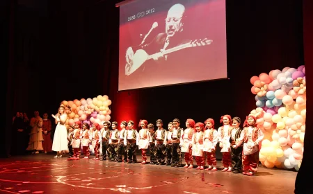 Pursaklar’da Miniklerin İlk Mezuniyet Coşkusu Renkli Görüntülere Sahne Oldu