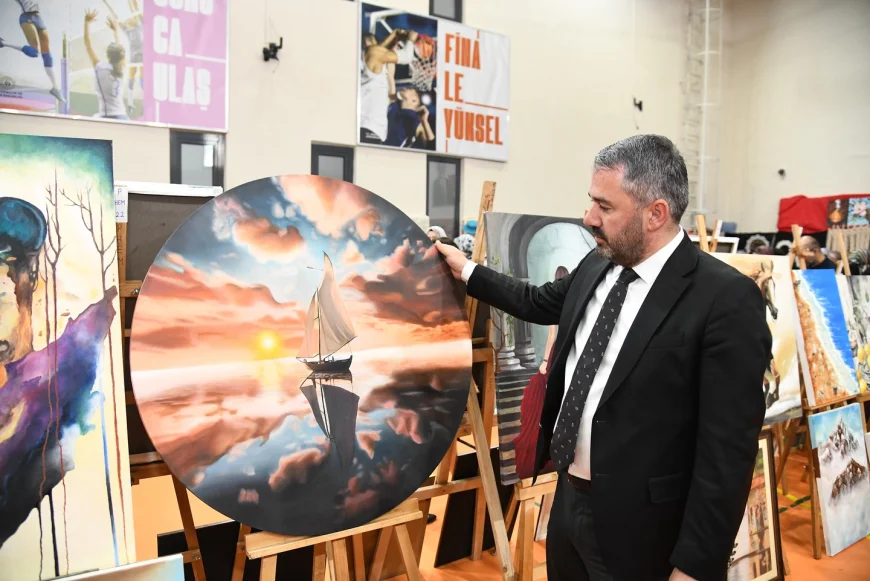 Pursaklar’da El Emeği Sergisi Ziyaretçileri Hayran Bıraktı