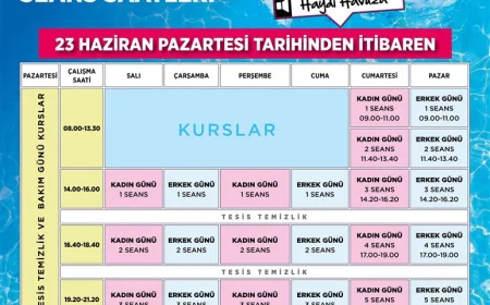 Pursaklar Belediyesi yaz dönemi yüzme havuzu seans saatlerini açıkladı