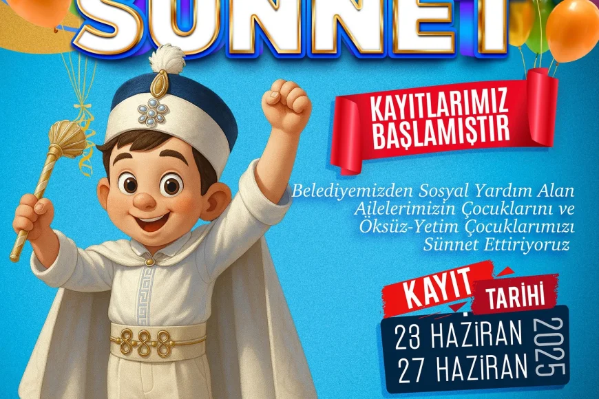 Free circumcision registrations for children of families receiving social assistance have begun in Pursaklar