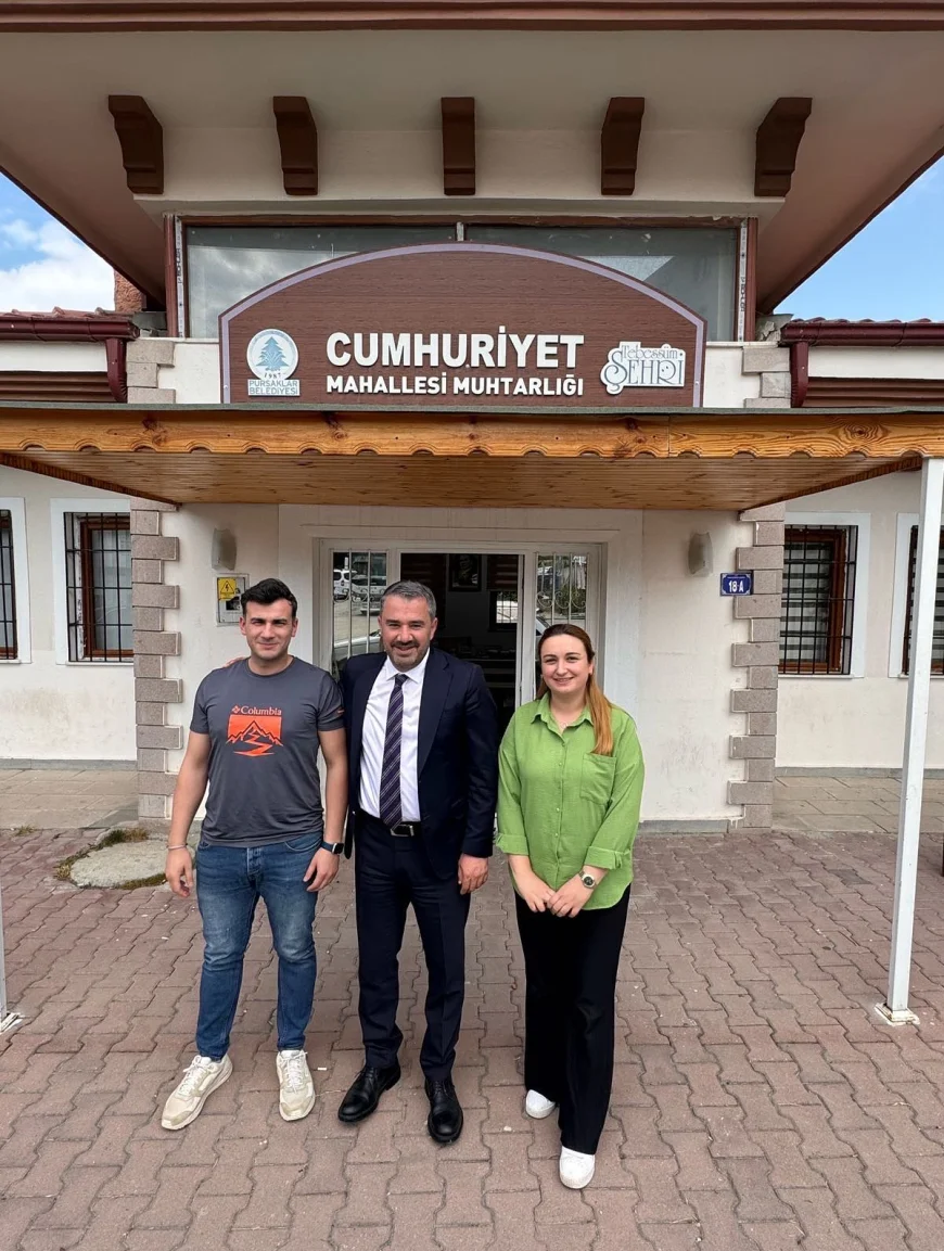 Pursaklar Belediye Başkanı Ertuğrul Çetin’den 21 Mahalle Muhtarına Bayram Ziyareti