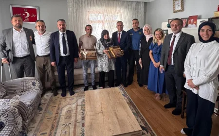 Ertuğrul Çetin: “Şehit aileleri bizler için kutsal birer emanet”