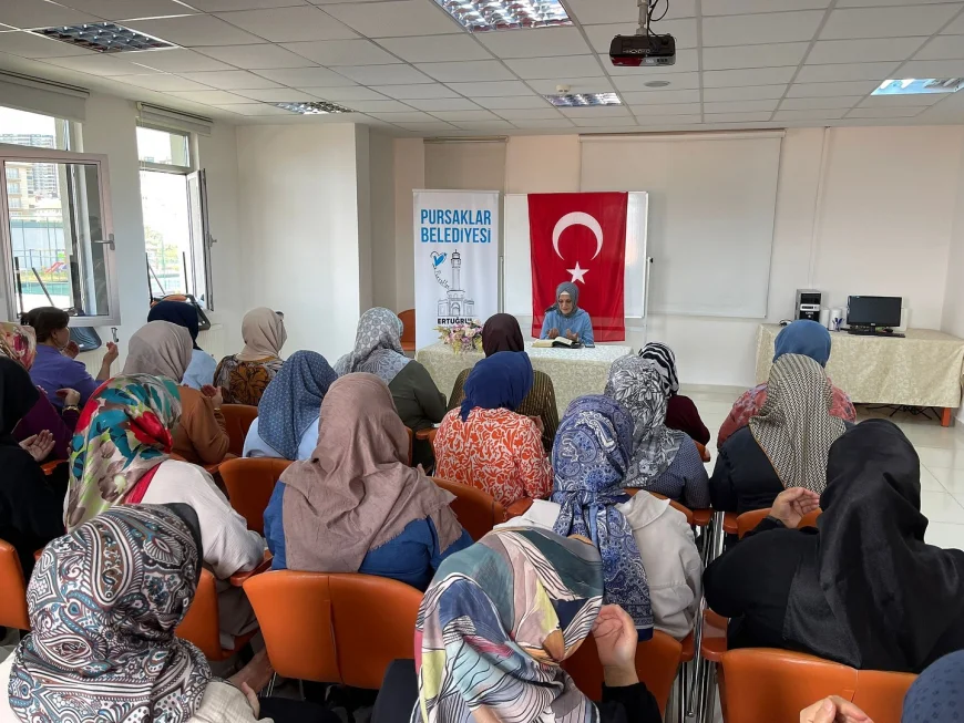 Pursaklar Hüma Sultan Hanım Evi’nde 15 Temmuz şehitleri dualarla anıldı