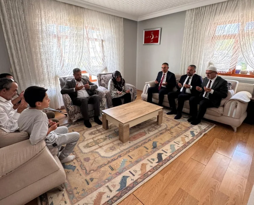 Ertuğrul Çetin: “Şehit aileleri bizler için kutsal birer emanet”