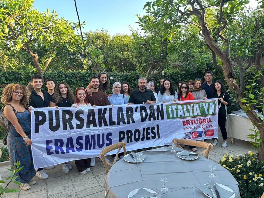Pursaklar’ın Gençleri Erasmus Projesi ile İtalya’da Eğitim Görüyor