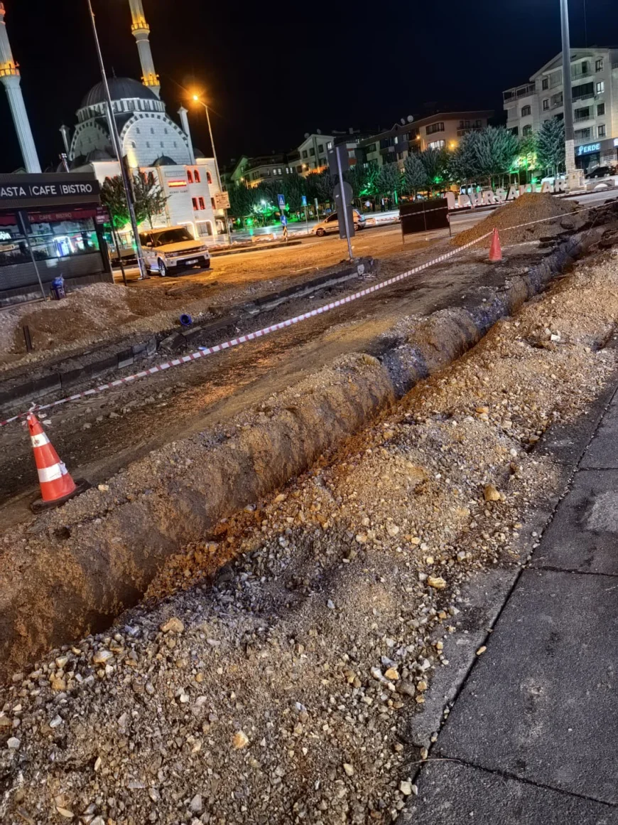 Ankara Pursaklar’da altyapı çalışması sırasında yağmur sonrası elektrik kesintisi yaşandı
